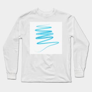 blue glitter Long Sleeve T-Shirt